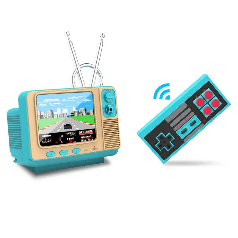 Retro Handheld Games Console with 308 Classic Games 3 Inch Screen Mini TV Video Games Player Support AV Output Electronic Games Xmas Gift for Boys Girls 4-12