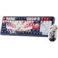 Redragon Eisa Creamy Wireless Gaming Mouse and Keyboard Combo - K686 PRO PBT Keycaps KB, M916 26K DPI Mice, Multi-Function Control Knob, 0-Delay Tri-Mode, 5-Layer Cushioned Noise Dampening, 42G Featherlight, 5 Programmable Macro Controls, Creamy Keyboard,