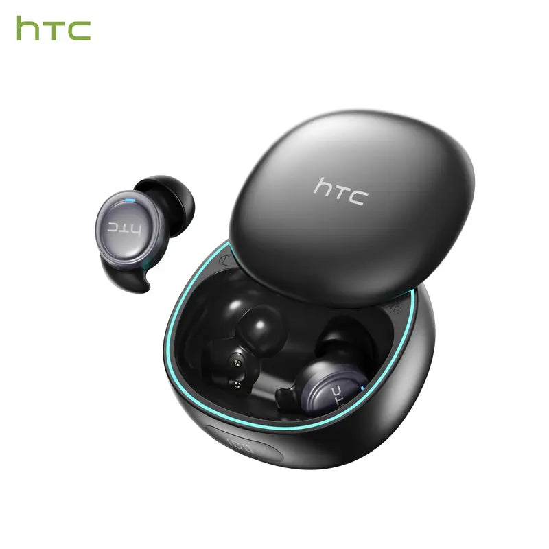HTC NE96 Mini Invisible Translation Earbuds - Metal-Plastic Bluetooth 6.0 300Mah Rechargeable In-Ear Wireless Headphones, Life Waterproof Earbuds with Noise Isolation Mic, Remote Control, Electronic Cool Gadgets for Sports, Gifts for Adults,Techvibes