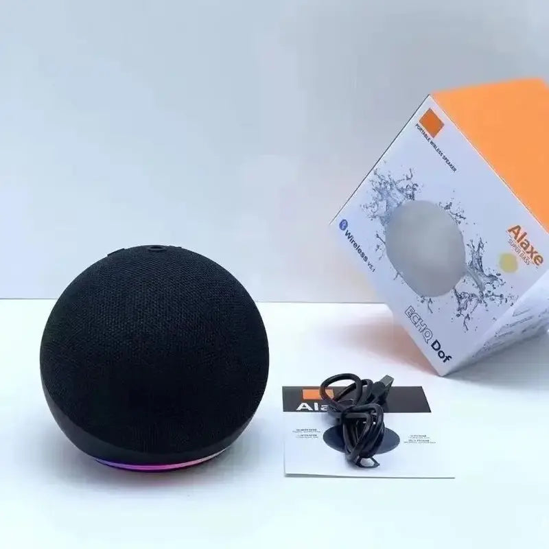 Mini RGB Multifunctional Portable Wireless Bluetooth Speaker - Button Control, Built-In Li-Ion Cell, Compact Stereo Sound, USB Charging, Waterproof Subwoofer, Music Light, Outdoor Audio, Compatible with Smartphones & Memory Cards, for Home Use, Multifunct