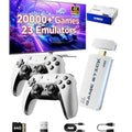 JIGGS Retro Gaming Console for TV, Classic Wireless Game System, Plug & Play Home Entertainment Device, Built-In Classic Games, Dual Wireless Controllers, Gaming Gift for Kids & Adults