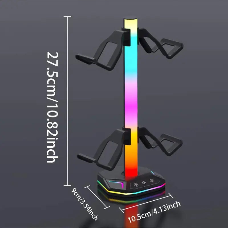 Game Controller Holder, Game Controller Display Stand with RGB Light Effect, Console Accessories for PS5 Controller/Xbox Controller, Switch Controller, Game Accessories, Game Peripherals,Techvibes