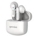 Gemini Sound GEBX-100 True Wireless Earbuds Bluetooth 5.4 with Charging Case High-Quality Sound Low-Profile Fit for Creators Commuters and Gamers