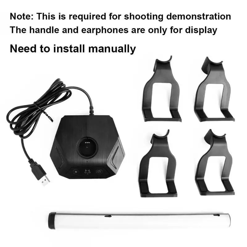 Game Controller Holder, Game Controller Display Stand with RGB Light Effect, Console Accessories for PS5 Controller/Xbox Controller, Switch Controller, Game Accessories, Game Peripherals,Techvibes